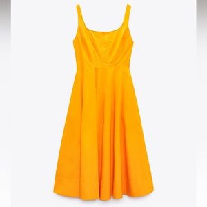 NET ZARA POPLIN TANK DRESS